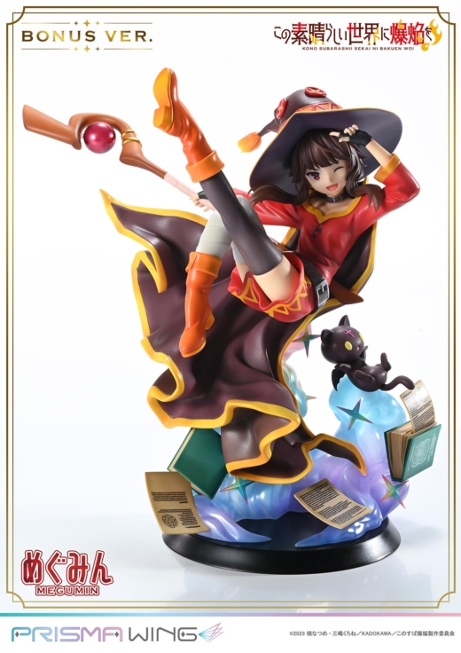 Estatua Chomusuke Megumin Prisma Wing Kono Subarashii Sekai ni Shukufuku wo!