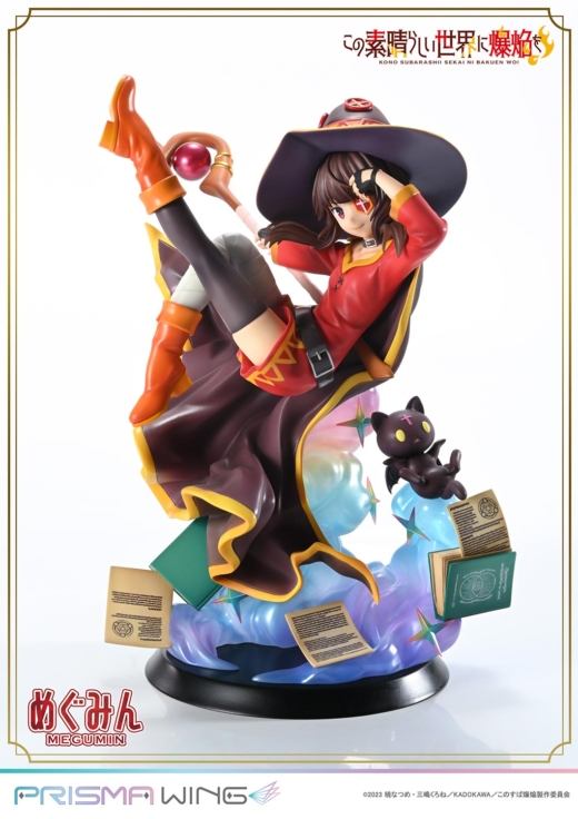 Estatua Chomusuke Megumin Prisma Wing Kono Subarashii Sekai ni Shukufuku wo!