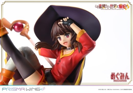 Estatua Chomusuke Megumin Prisma Wing Kono Subarashii Sekai ni Shukufuku wo!