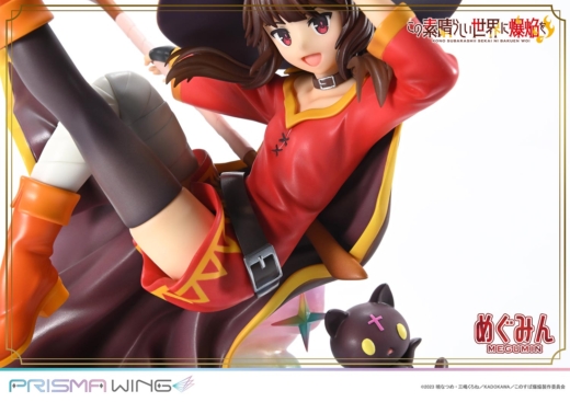 Estatua Chomusuke Megumin Prisma Wing Kono Subarashii Sekai ni Shukufuku wo!