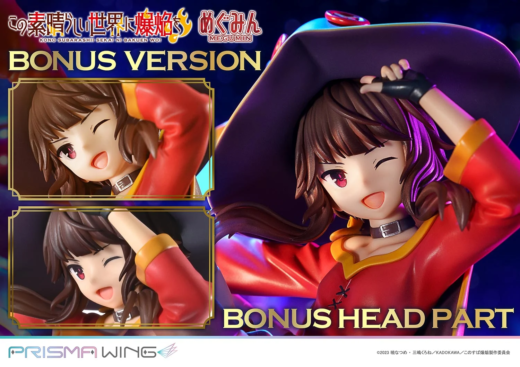 Estatua Chomusuke Megumin Prisma Wing Premium Kono Subarashii Sekai ni Shukufuku wo!