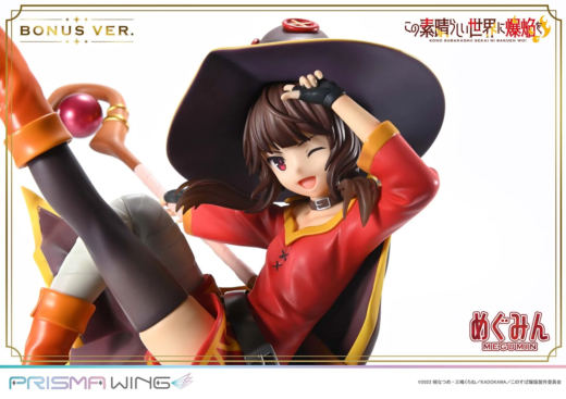 Estatua Chomusuke Megumin Prisma Wing Premium Kono Subarashii Sekai ni Shukufuku wo!