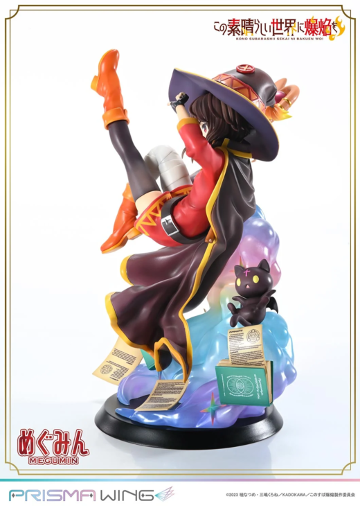 Estatua Chomusuke Megumin Prisma Wing Premium Kono Subarashii Sekai ni Shukufuku wo!