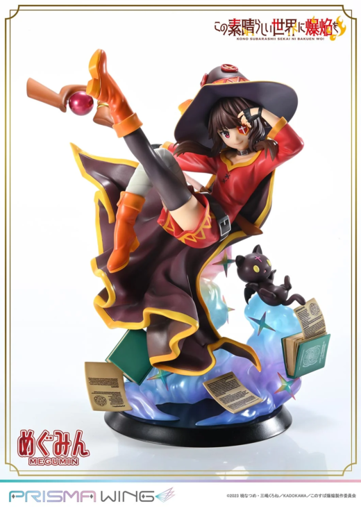 Estatua Chomusuke Megumin Prisma Wing Premium Kono Subarashii Sekai ni Shukufuku wo!