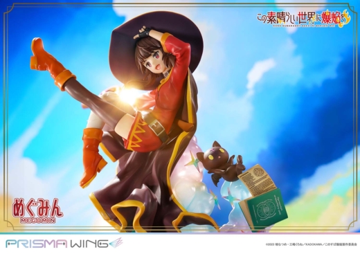 Estatua Chomusuke Megumin Prisma Wing Premium Kono Subarashii Sekai ni Shukufuku wo!