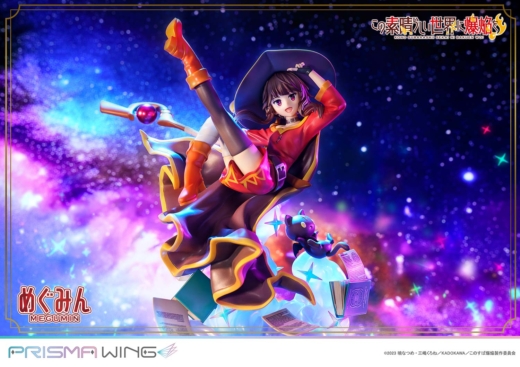 Estatua Chomusuke Megumin Prisma Wing Premium Kono Subarashii Sekai ni Shukufuku wo!