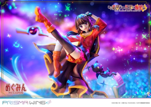 Estatua Chomusuke Megumin Prisma Wing Premium Kono Subarashii Sekai ni Shukufuku wo!